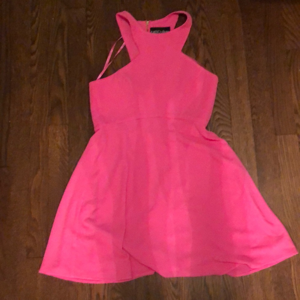 NBD hot pink dress size xs